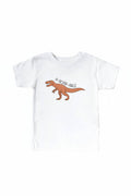 A-Roar-Able Kids Graphic Tee | White